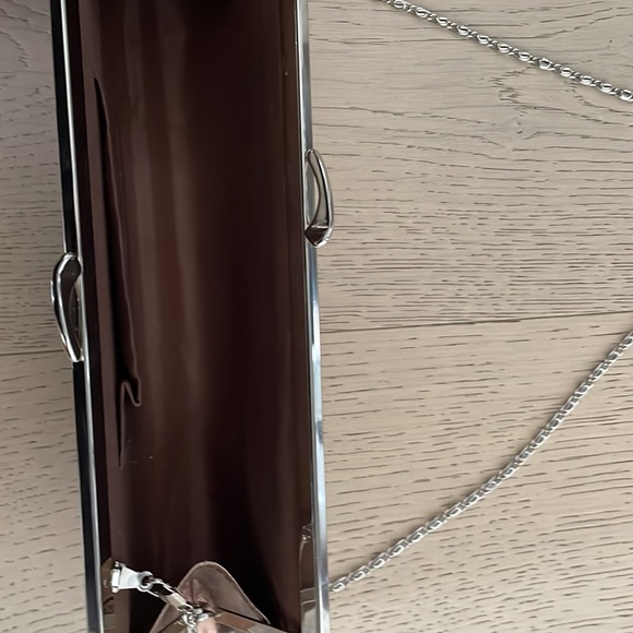 Bronze Satin Evening Bag - Picture 3 of 3